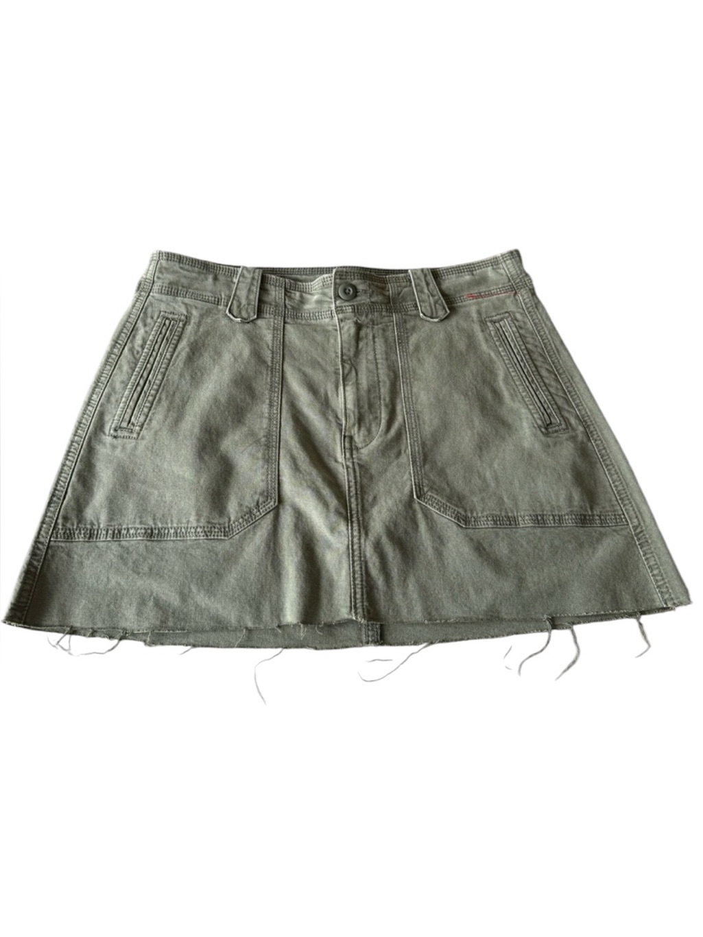 American Eagle Outfitters Olive Green Stretch Skirt